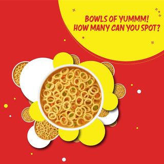 There’s always room for more yummm! Tell us how many bowls of Saffola Oodles ...